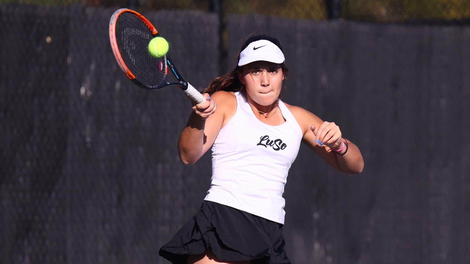 Lutheran South avenges loss, advances to Class 1 girls team tennis state semifinals